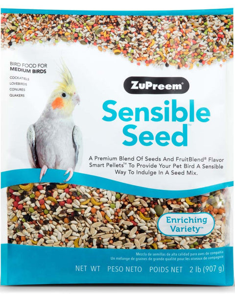 ZuPreem Sensible Seed Bird Food Medium Birds 1ea/2 lb