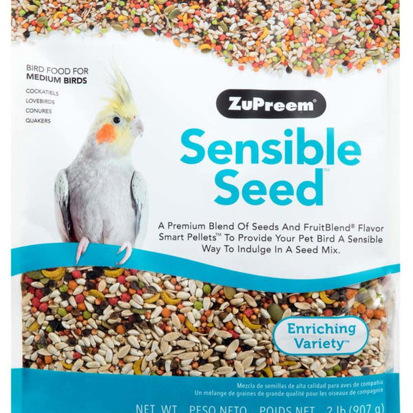 ZuPreem Sensible Seed Bird Food Medium Birds 1ea/2 lb