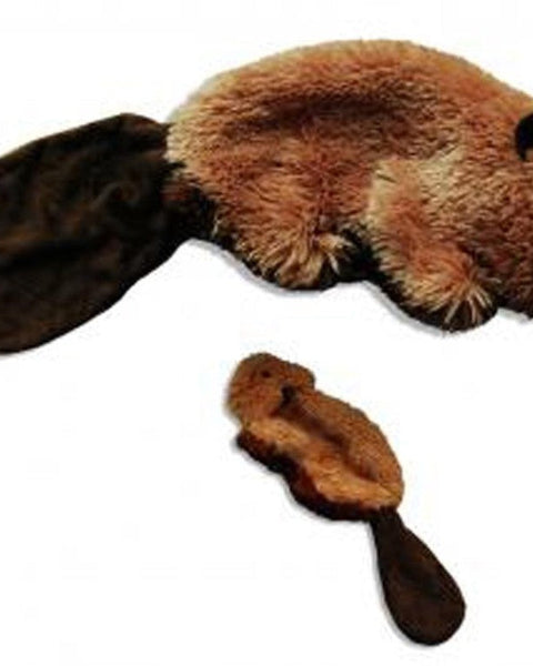 KONG Unstuffed Dog Toy Beaver with Squeaker 1ea/SM
