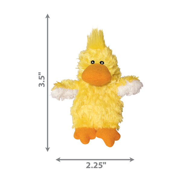 KONG Refillables Catnip Duckie Cat Toy Yellow 1ea/One Size