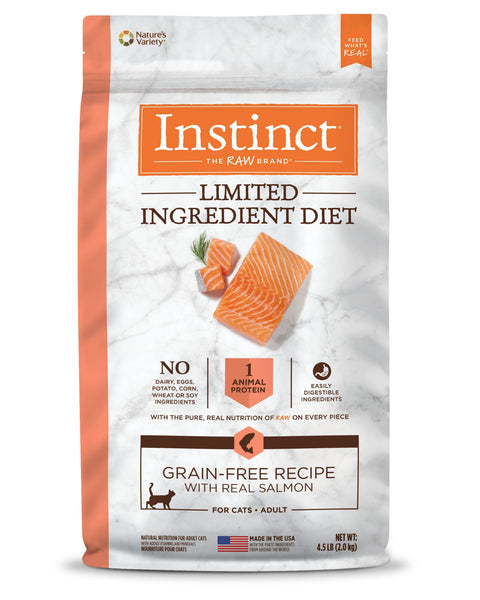 Natures Variety Instinct Cat Limited Ingredient Salmon 4.5Lb Grain free