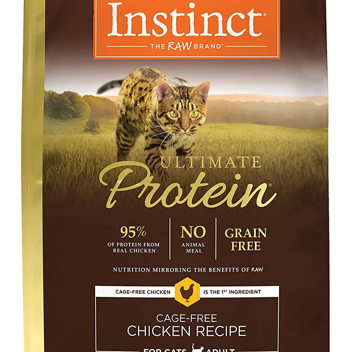 Natures Variety Instinct Cat Ultimate Protein Chicken 10Lb Cagefree