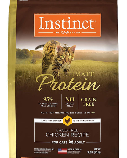 Natures Variety Instinct Cat Ultimate Protein Chicken 10Lb Cagefree