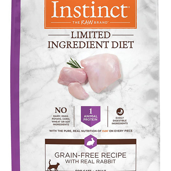 Natures Variety Instinct Cat Limit Ingr Rabbit 10Lbgrainfree