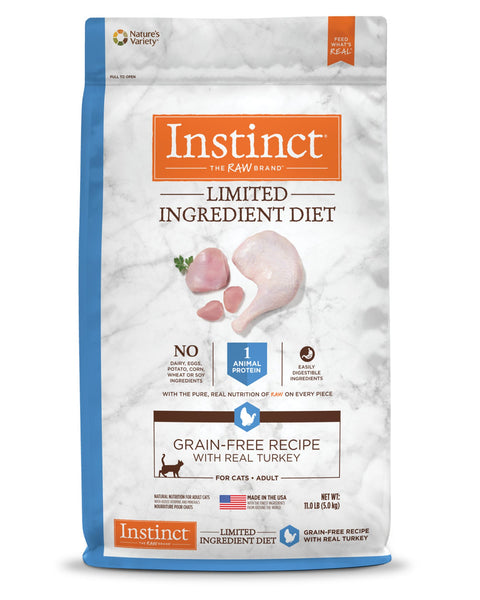 Natures Variety Instinct Cat Limited Ingredient Turkey 5Lb Grainfree