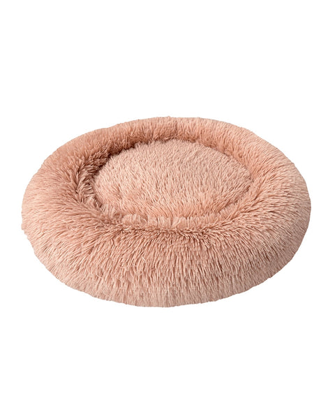 Ethical Pet Sleep Zone Luxe Round Faux Fur 22? Dusty Rose