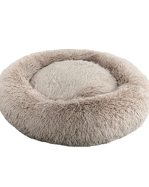 Ethical Pet Sleep Zone Luxe Round Faux Fur 39? Taupe
