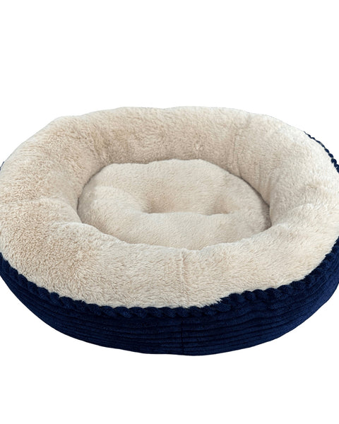 Ethical Pet Sleep Zone Luxe Round Rib Corduroy 36? Navy