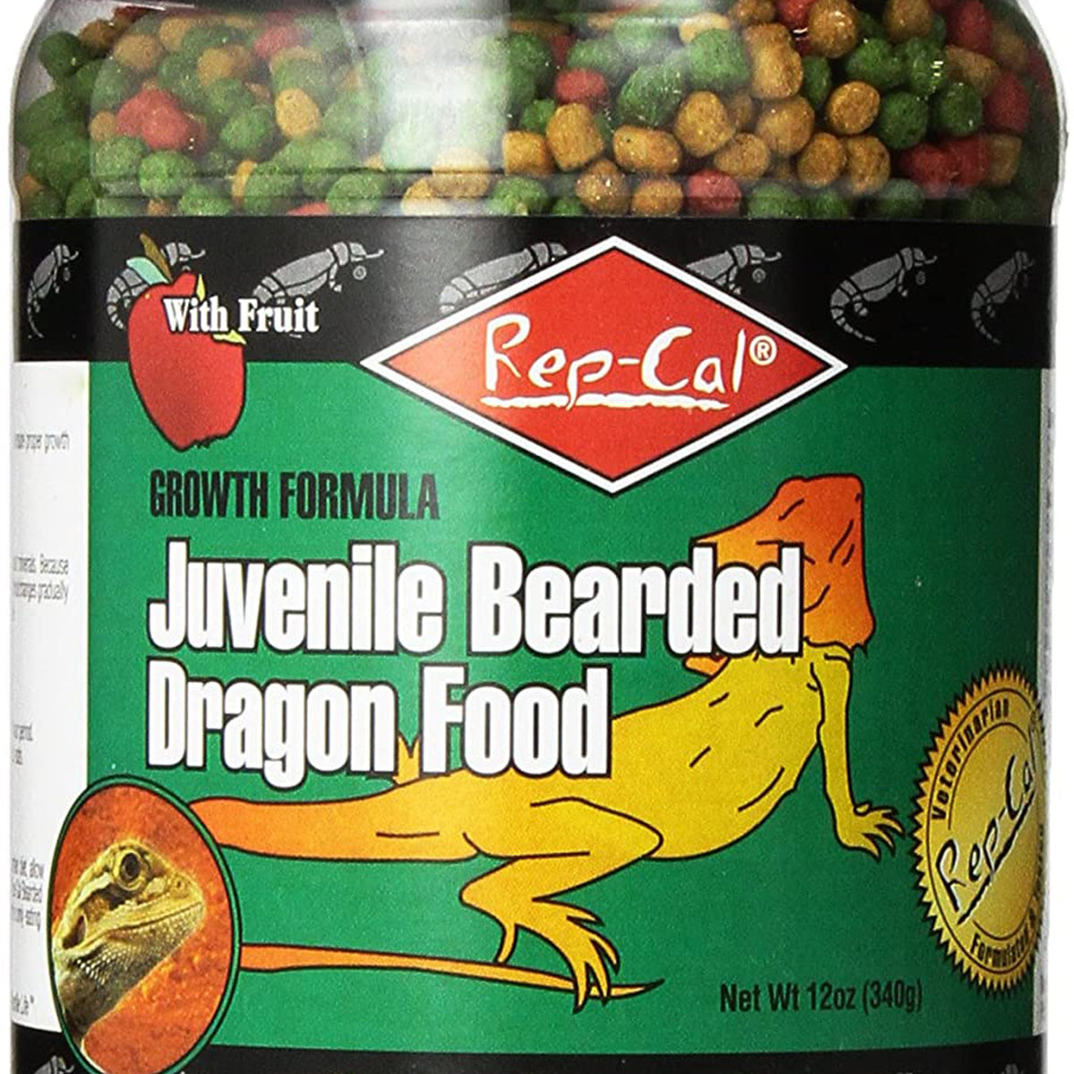 Rep-Cal Research Labs Growth Formula Juvenile Bearded Dragon Dry Food 1ea/12 oz