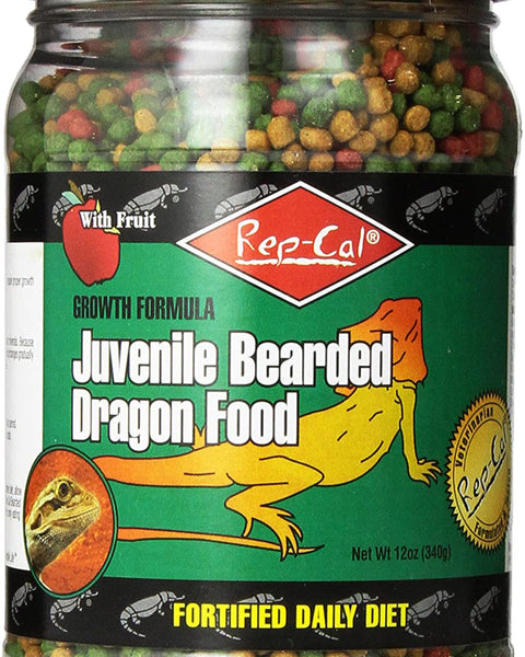 Rep-Cal Research Labs Growth Formula Juvenile Bearded Dragon Dry Food 1ea/12 oz