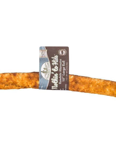 Fieldcrest Farms Nothin' To Hide Roll Dog Treat Beef 24ea/10 in, LG, 1 pk