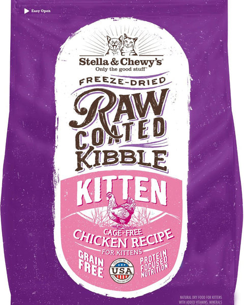 **Stella and Chewys Cat Raw Coated Kitten Cage Free Chicken 2.5Lb**