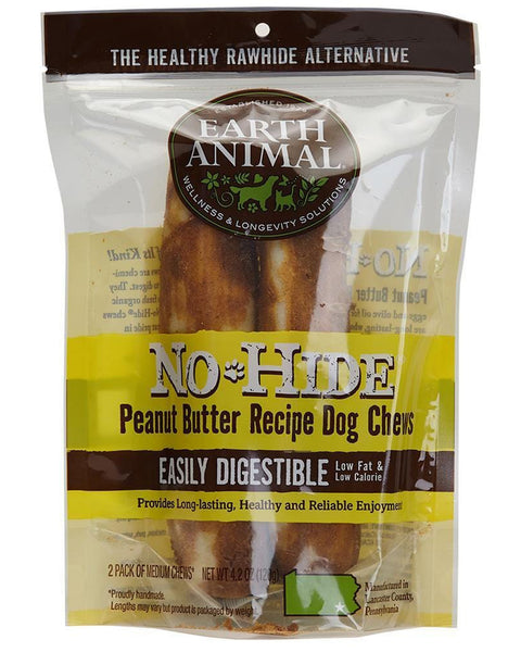 Earth Animal No-Hide Peanut Butter 11" 2Pack
