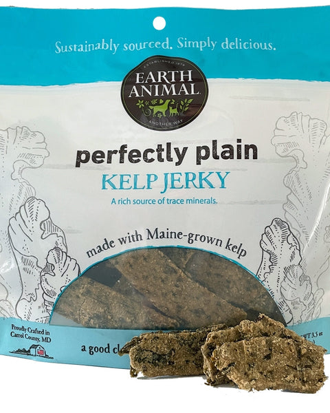 Earth Animal Dog Jerky Plain Kelp 3.5oz.