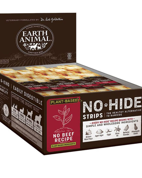 Earth Animal Dog No Hide Strips No Beef 60 Count