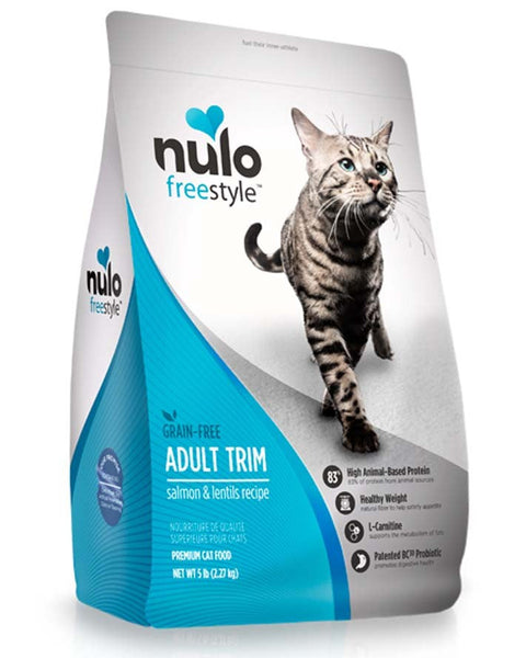 Nulo Freestyle Grain-Free Adult Trim Dry Cat Food Salmon & Lentils 1ea/5 lb