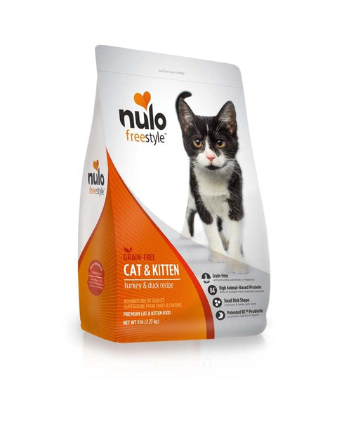 Nulo Freestyle Grain-Free Dry Cat & Kitten Food Turkey & Duck 1ea/5 lb