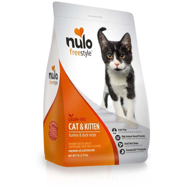 Nulo Freestyle Grain-Free Dry Cat & Kitten Food Turkey & Duck 1ea/5 lb