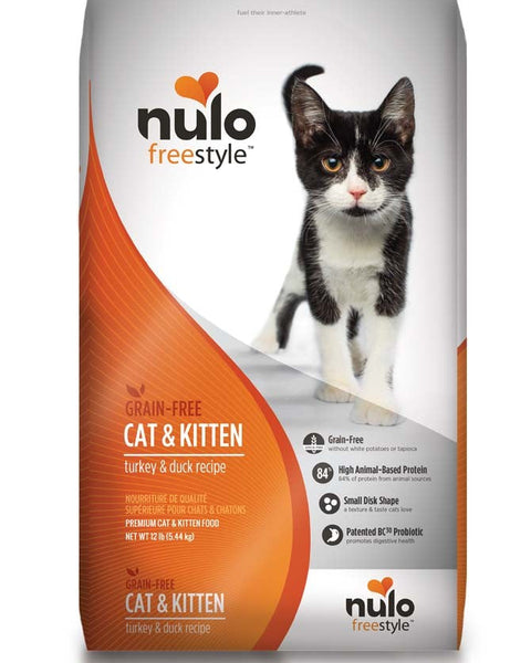 Nulo Freestyle Grain-Free Dry Cat & Kitten Food Turkey & Duck 1ea/12 lb