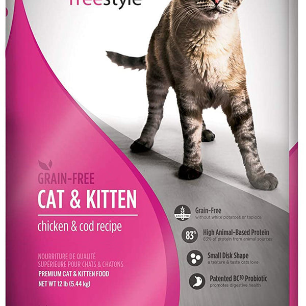 Nulo Freestyle Grain-Free Dry Cat & Kitten Food Chicken & Cod 1ea/2 lb