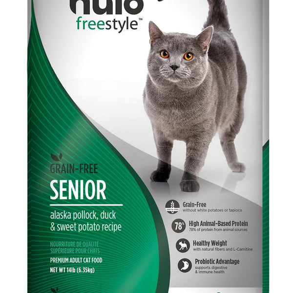 Nulo Freestyle Senior Dry Cat Food Alaska Pollock, Duck & Sweet Potato 1ea/12 lb