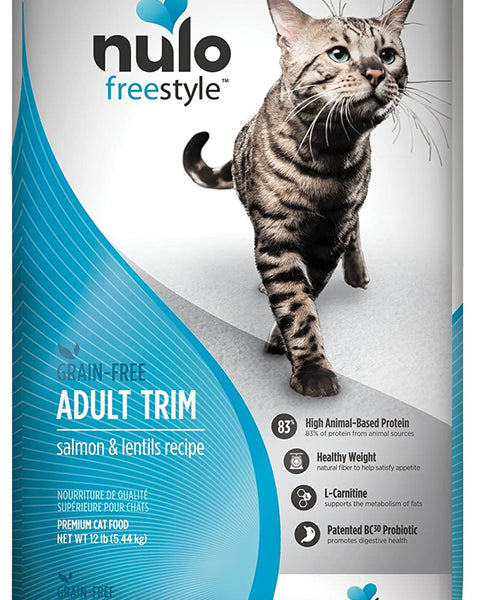 Nulo Freestyle Grain-Free Adult Trim Dry Cat Food Salmon & Lentils 1ea/2 lb