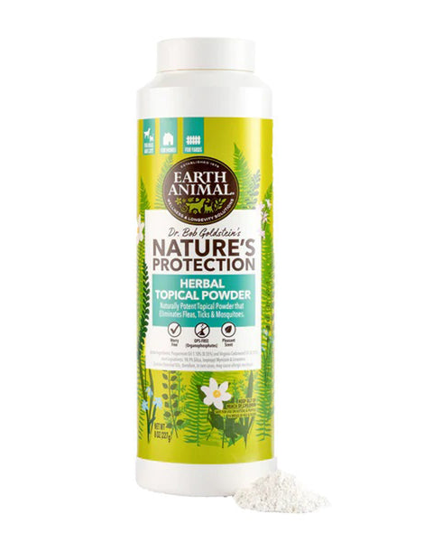 Earth Animal Natures Protection - Herbal Topical Powder - 8oz.