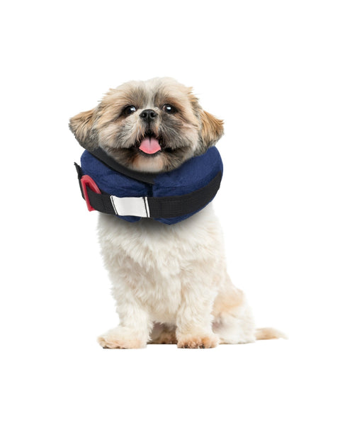 Calm Paws Protective Inflatable Collar w/ Dog Calming Disk XSmall