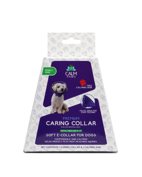 Calm Paws Caring Collar w/ Calming Disk For Dogs XSmall