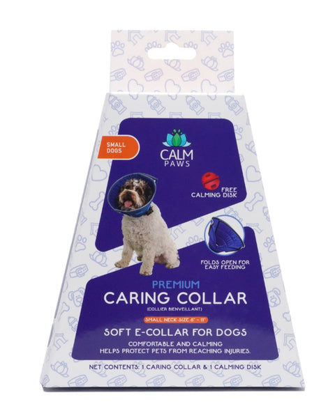 Calm Paws Caring Collar w/ Calming Disk For Dogs Small