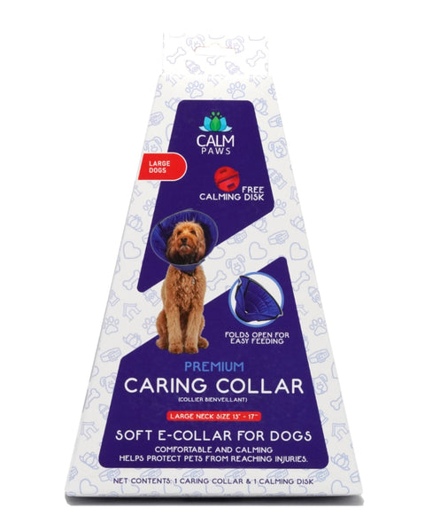 Calm Paws Caring Collar w/ Calming Disk For Dogs Large