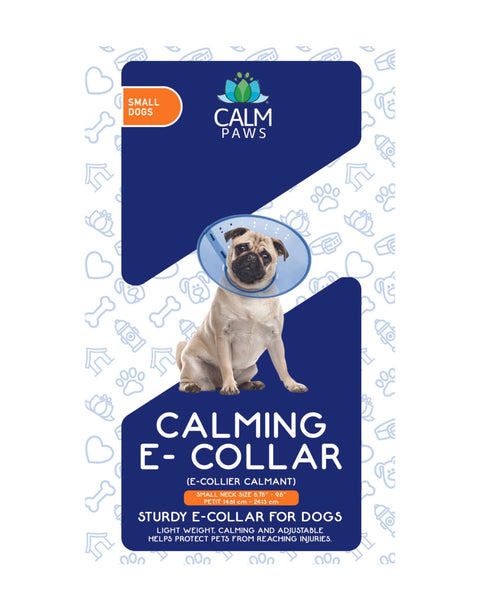 Calm Paws E-Collar Blue Small 5.75-9.5in.