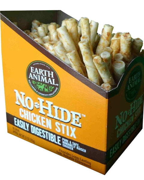 Earth Animal No Hide Chicken Stix Dog Treats;90 Count
