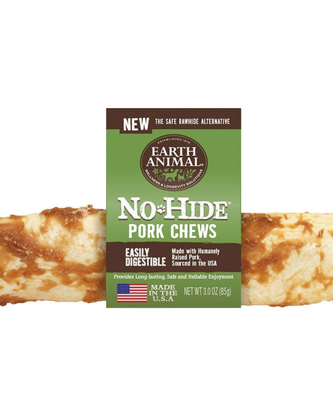 Earth Animal Dog No-Hide Pork 11 Inches (Case Of 12)