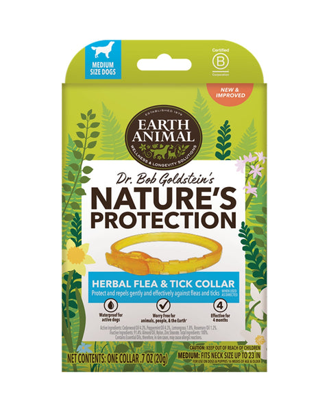Earth Animal Herbal Flea And Tick Collar For Medium Dogs