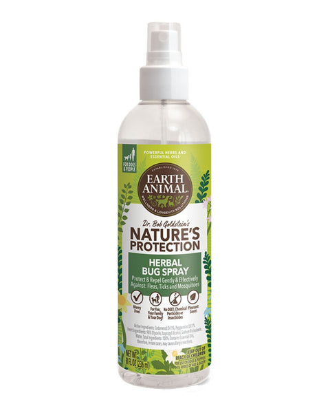 Earth Animal Dog Nupro Bug Spray Herbal 8oz.