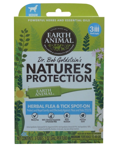 Earth Animal Dog Nupro Spot-On Flea And Tick Medium