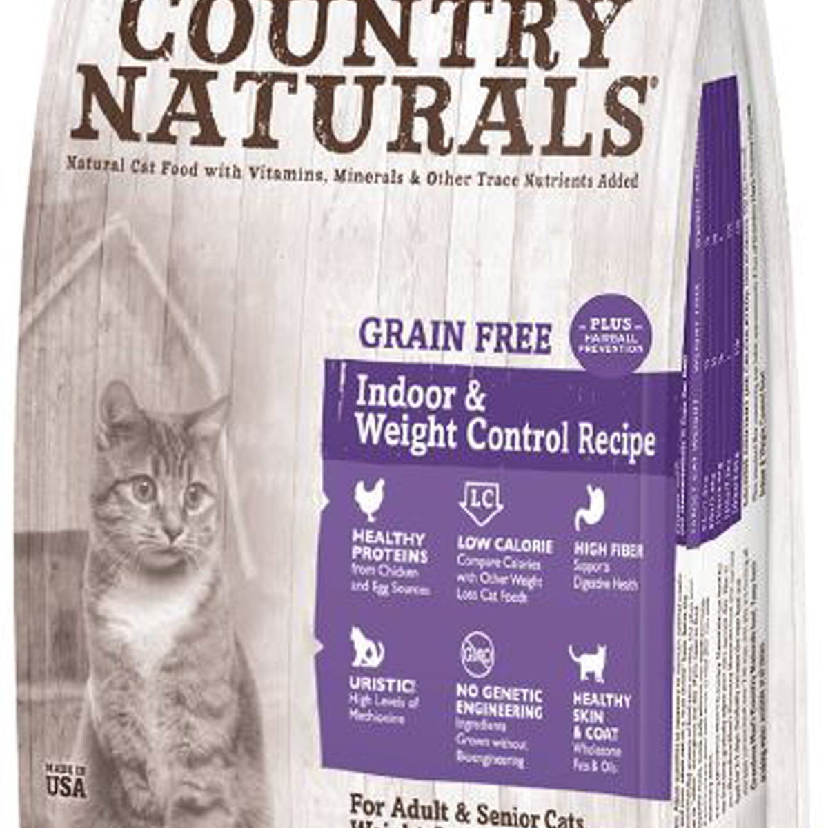 Grandma Mae's Country Naturals Grain Free Indoor & Weight Control Dry Cat Food Chicken 1ea/12 lb