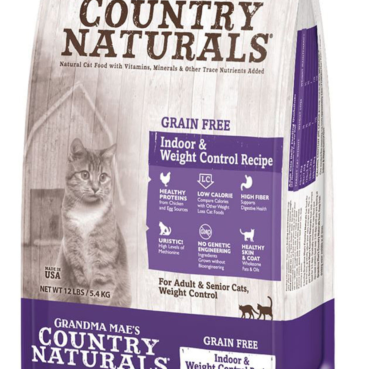 Grandma Mae's Country Naturals Dry Cat & Kitten Food Duck 1ea/12 lb