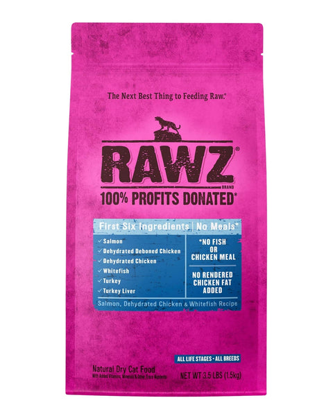 Rawz Cat Salmon Chicken Whitefish.3.5Lb Meal Free