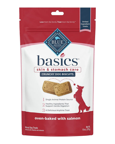 Blue Buffalo Basics Biscuit Salmon Potato 6oz. (Case of 6)