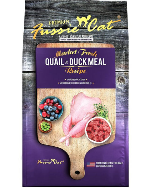 **Fussie Cat 2Lb Quail Duck Meal