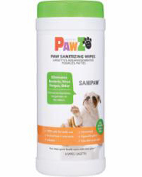 Pawz Dog Sanipaw Wipes 60Ct