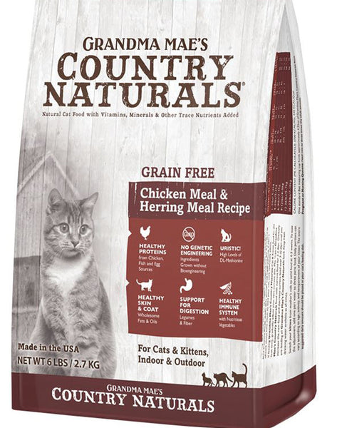 Grandma Mae's Country Naturals Grain Free Dry Cat Food Chicken 1ea/12 lb