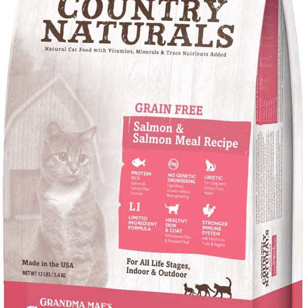 Grandma Mae's Country Naturals Grain Free Dry Cat Food Salmon 1ea/6 lb