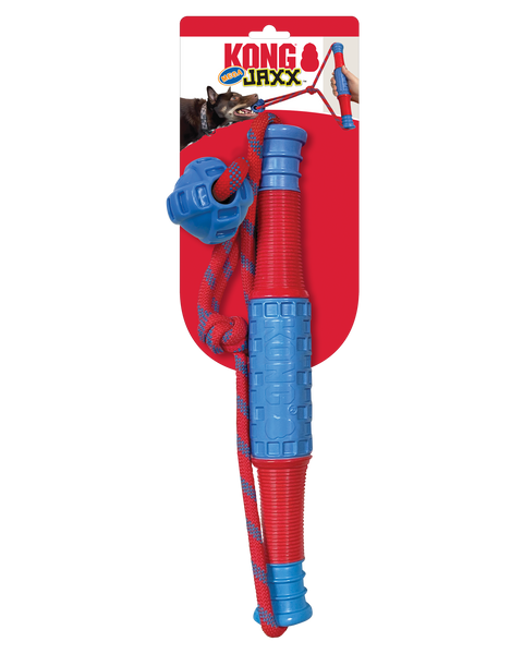 KONG Jaxx Mega Tug Dog Toy Blue & Red 1ea/One Size