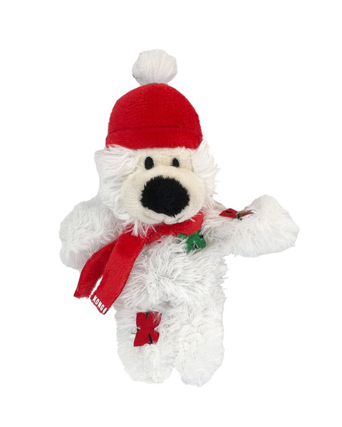 KONG Holiday Softies Bear Cat Toy Assorted, 1ea/One Size