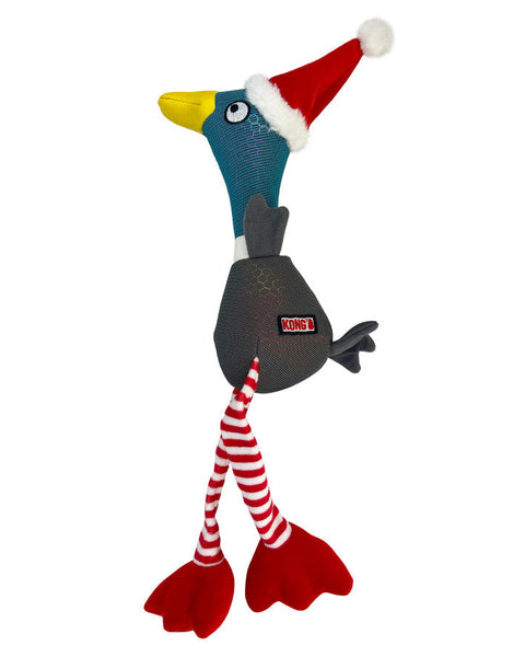 KONG Holiday Shakers Shimmy Mallard Dog Toy 1ea/MD