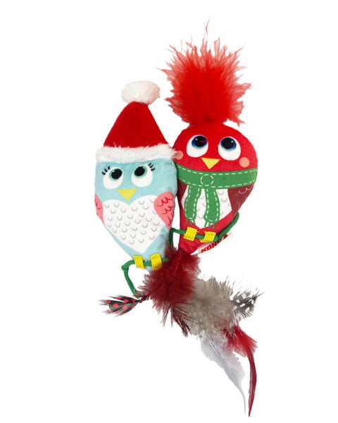 KONG Holiday Pull-A-Partz Cat Toy Luvs Bird, 1ea/One Size